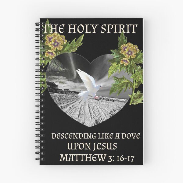 Item preview, THE HOLY SPIRIT DESCENDING LIKE A DOVE UPON JESUS | MATTHEW 3:16-17 designed and sold by Mrs. Kizzy Gillis Heavenly-Merch.