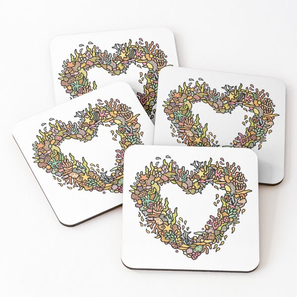 Item preview, Heart Reef designed and sold by azzurroarts.