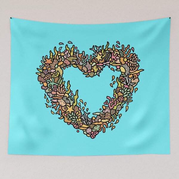 Item preview, Heart Reef designed and sold by azzurroarts.