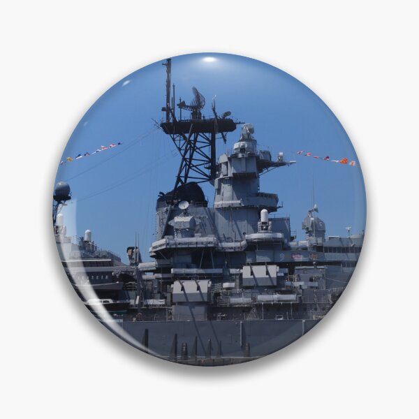 Item preview, USS New Jersey BB-62 Side View designed and sold by PugDronePhotos.