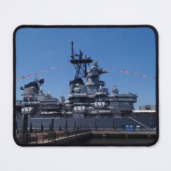 Item preview, USS New Jersey BB-62 Side View designed and sold by PugDronePhotos.