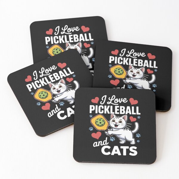 Item preview, Cool Pickelball I Love Pickleball And Cats designed and sold by duolastgend.