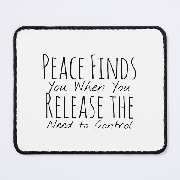 Item preview, Peace Finds You When You Release the Need to Control – Surrender Affirmation designed and sold by Camila Ardila.