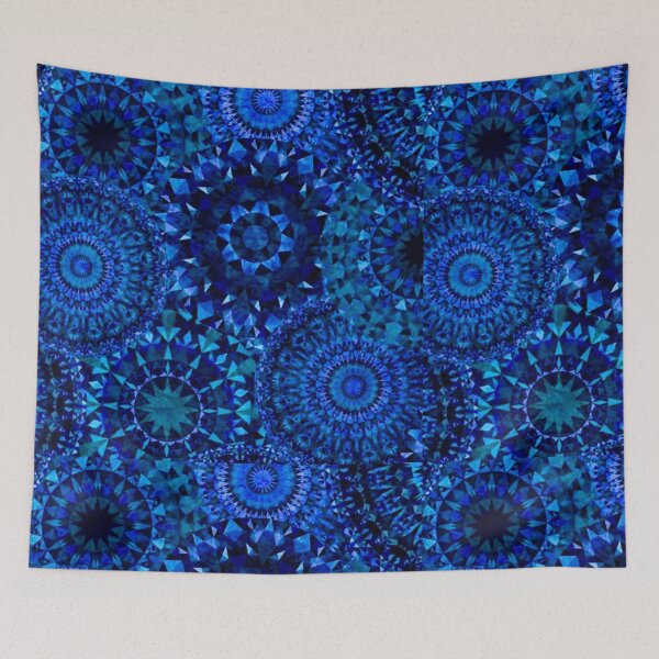 Item preview, Blue Jewel Abstract designed and sold by TrishaGrant1.