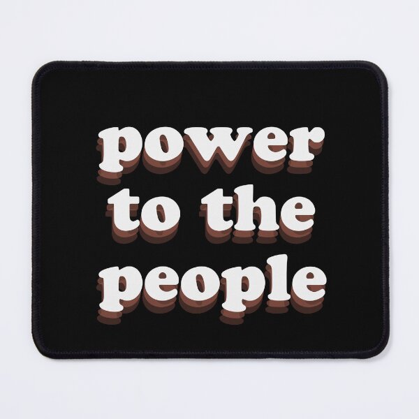 Item preview, power to the people (cooper font, white echo letters) designed and sold by quinnhopp.