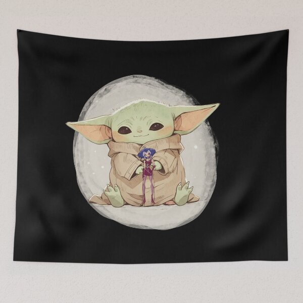 Item preview, BABY YODA WITH STORMY TRIX designed and sold by LIS AND MELIVERSO.