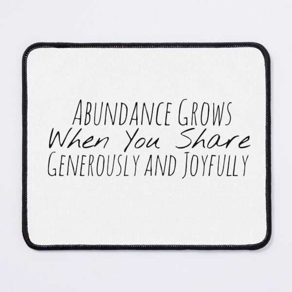 Item preview, Abundance Grows When You Share Generously and Joyfully – Giving Affirmation designed and sold by Camila Ardila.