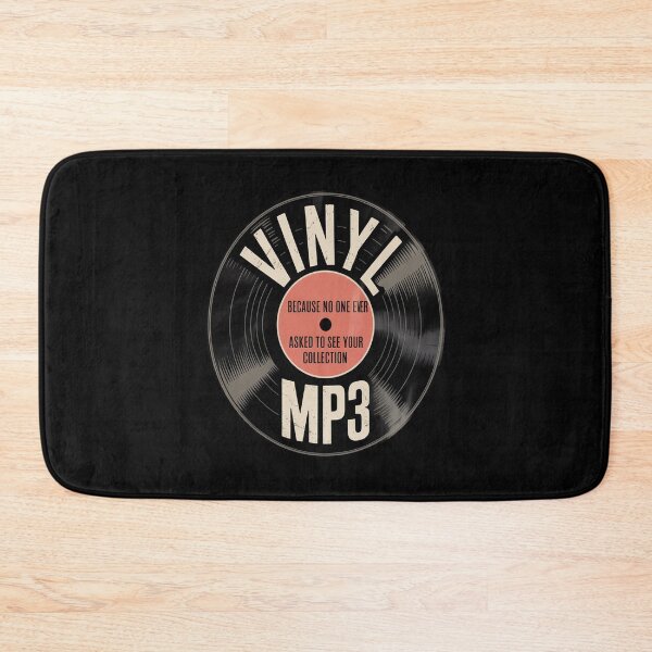 Item preview, Vinyl Versus MP3 Nostalgia Record Audio Pure Music Print designed and sold by skanderio.