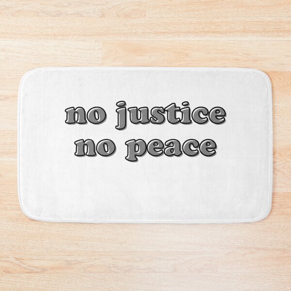 Item preview, no justice no peace (cooper font, splice effect) designed and sold by quinnhopp.