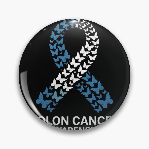 Item preview, Colon Cancer Awareness Colonoscopy Blue Ribbon Butterflies designed and sold by duolastgend.