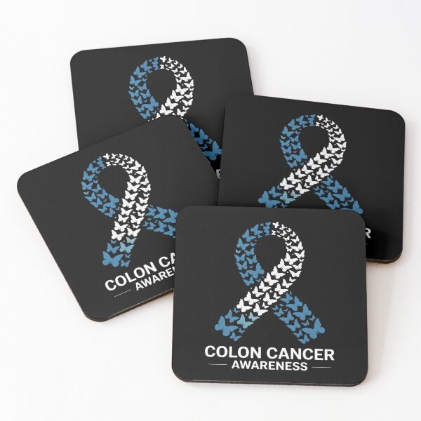 Item preview, Colon Cancer Awareness Colonoscopy Blue Ribbon Butterflies designed and sold by duolastgend.