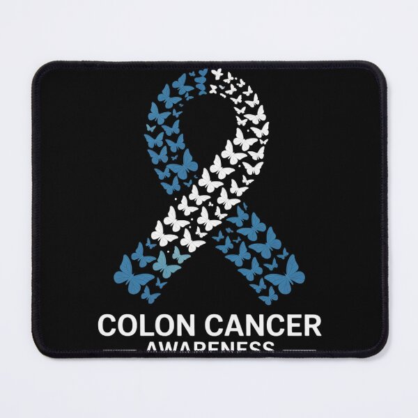 Item preview, Colon Cancer Awareness Colonoscopy Blue Ribbon Butterflies designed and sold by duolastgend.