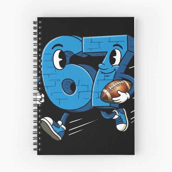 Item preview, Running Football Number 67 Six Seven Cartoon designed and sold by LashondaGreen89.