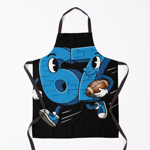 Item preview, Running Football Number 67 Six Seven Cartoon designed and sold by LashondaGreen89.