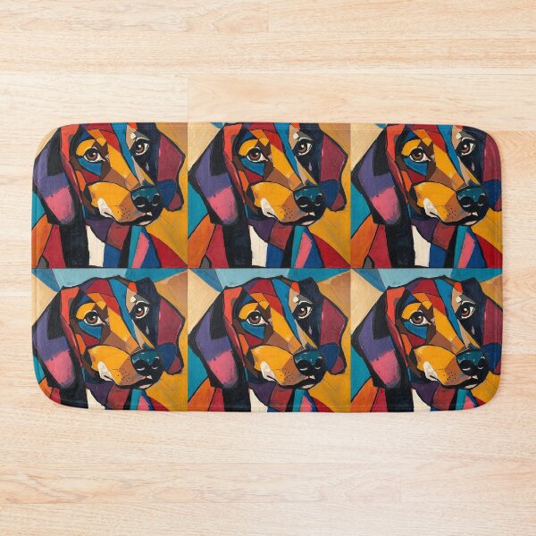 Item preview, Dachshund Art Cubism Colorful Dog designed and sold by Dachshund Society.