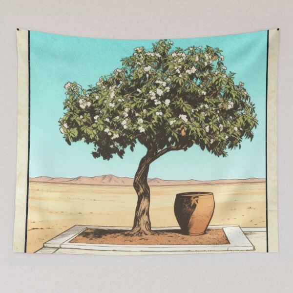 Item preview, La Anacahuita Mexican Olive Tree Loteria Card designed and sold by ConcienciaEco.