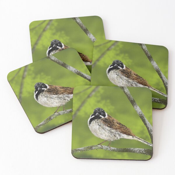 Item preview, The beautiful Reed Bunting designed and sold by ScabaceArt.
