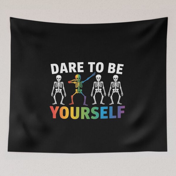 Item preview, Dare to be yourself LGBT Love is Love autism mom designed and sold by Morphologiona.
