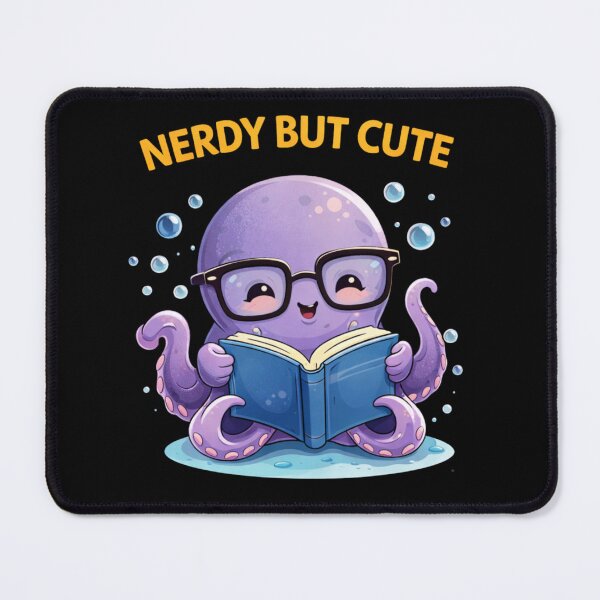 Item preview, Nerdy But Cute Octopus Reading designed and sold by Papier Atelier Art.