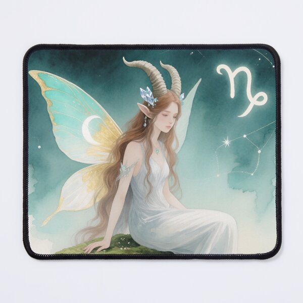 Item preview, Capricorn Starbound Fairy of Inner Resolve designed and sold by Dream Bloom Gallery.