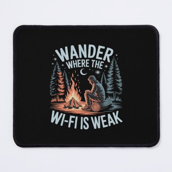 Item preview, Wander Where the Wi-Fi is Weak Cottagecore Forest designed and sold by imsamaharem.