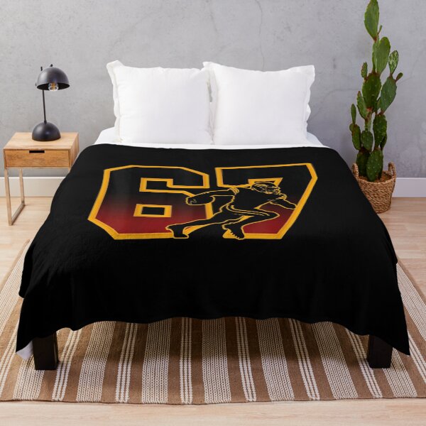 Item preview, Bold Football Number 67 Six Seven Silhouette Design designed and sold by LashondaGreen89.