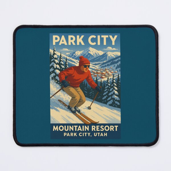 Item preview, Park City Utah Ski Poster designed and sold by Halifaxartguy.