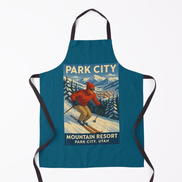 Item preview, Park City Utah Ski Poster designed and sold by Halifaxartguy.