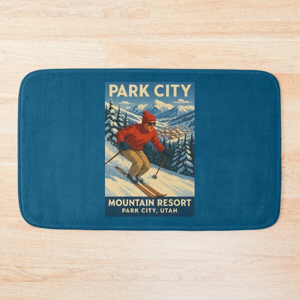 Item preview, Park City Utah Ski Poster designed and sold by Halifaxartguy.