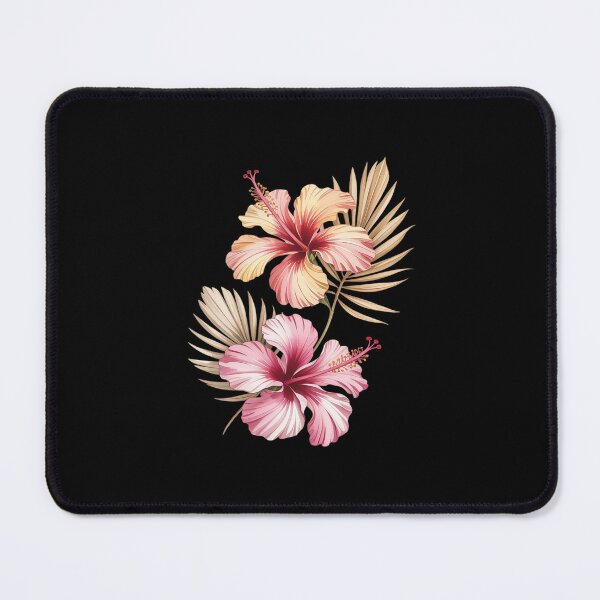 Item preview, Watercolor Tropical Hibiscus Flowers Floral Summer Art designed and sold by imsamaharem.