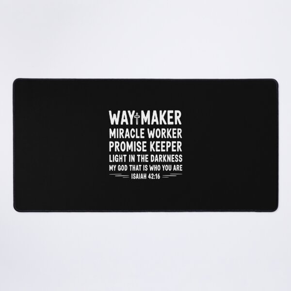 Item preview, Waymaker Miracle Worker Promise Keeper Christian Graphic designed and sold by imsamaharem.