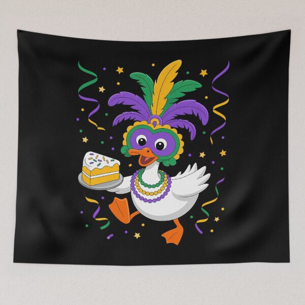 Item preview, Funny Mardi Gras Goose Carnival Party designed and sold by Morphologiona.
