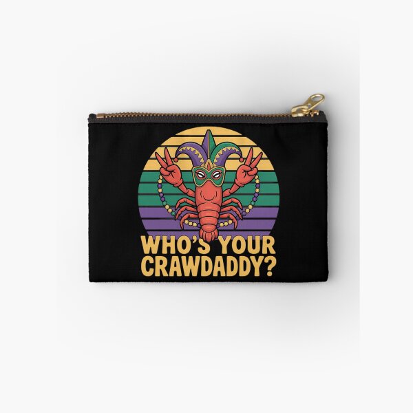 Item preview, Whos Your Crawdaddy Crawfish Funny Mardi Gras designed and sold by Morphologiona.