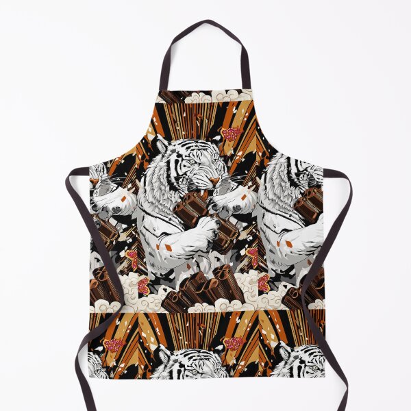Item preview, Thunderstrike Tiger – Bold Graphic Illustration designed and sold by TreatLLC.