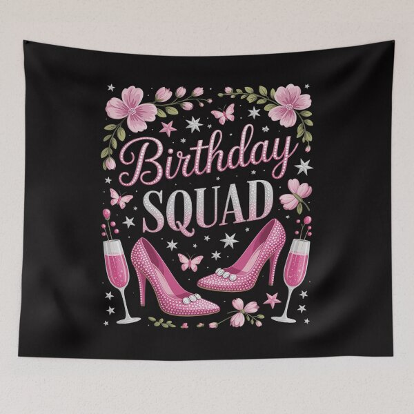 Item preview, Birthday squad Butterflies High Heels Diva Squad designed and sold by tlallimicrichi.