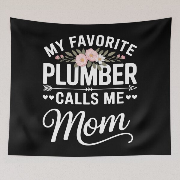 Item preview, Womens My Favorite Plumber Calls Me Mom Proud Plumber Mothers Day designed and sold by Morphologiona.