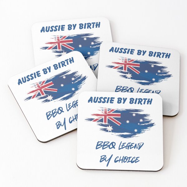 Item preview, Aussie by Birth BBQ Legend by Choice – Funny Australian T-Shirt designed and sold by Hintotees.