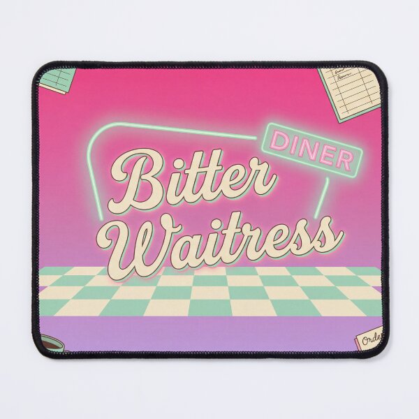 Item preview, Bitter Waitress Retro Diner with Mugs and Notepads designed and sold by bitterwaitress.