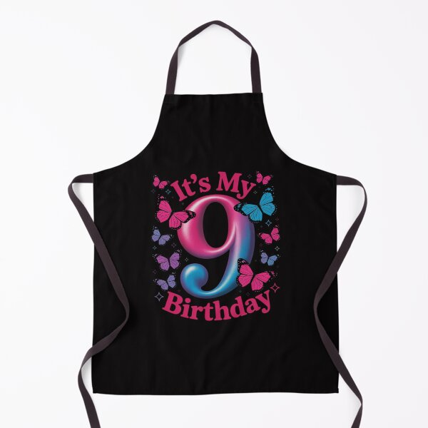 Item preview, Birthday Girl 9 Year Old, Butterfly, Number 9 designed and sold by tlallimicrichi.