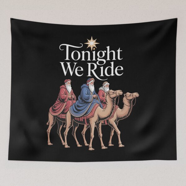 Item preview, Tonight We Ride Christmas, 3 Wise Men, Christian Christmas designed and sold by Morphologiona.