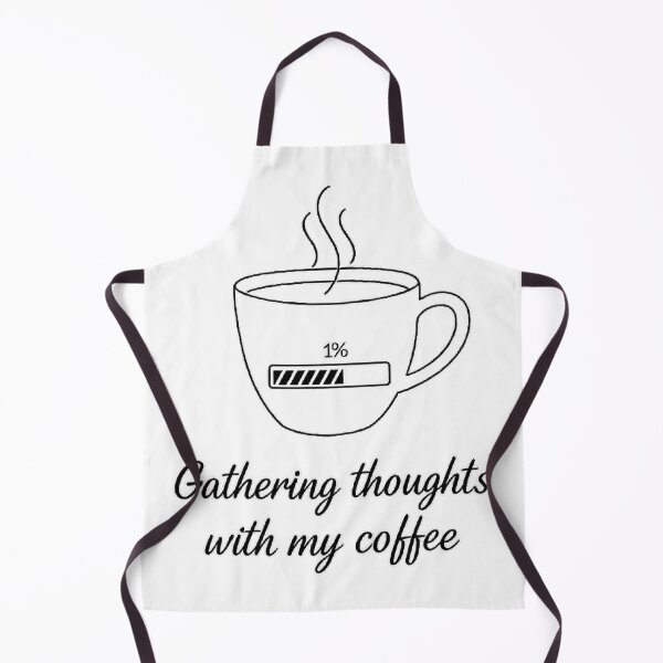 Item preview, Gathering Thoughts with Coffee - Minimalist Loading Bar designed and sold by fethallah drissi.