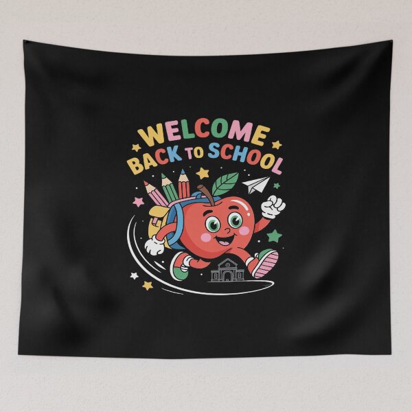 Item preview, Welcome Back to School Cute Apple Backpack designed and sold by imsamaharem.