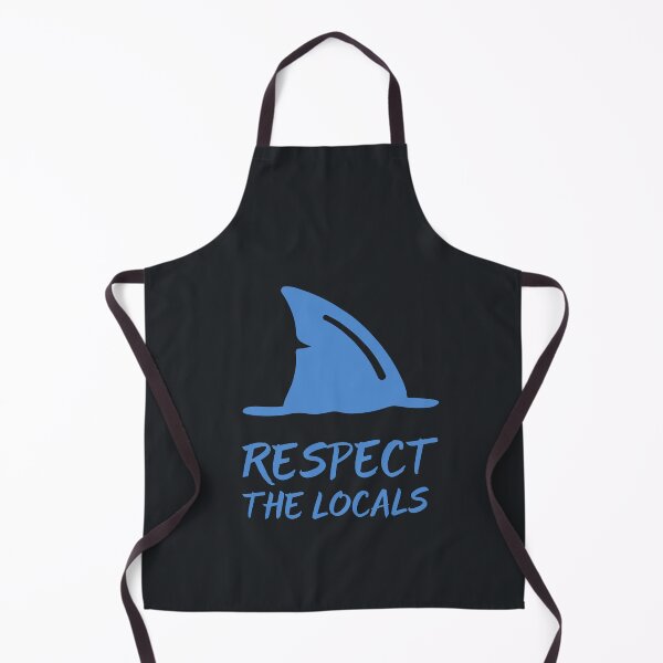 Item preview, Respect the locals - shark designed and sold by Frank J. Art.
