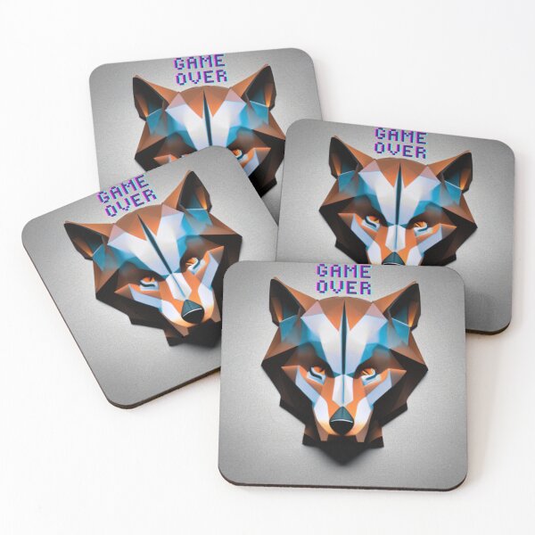 Item preview, Wolf Portrait Game Over Design designed and sold by Kari2023.
