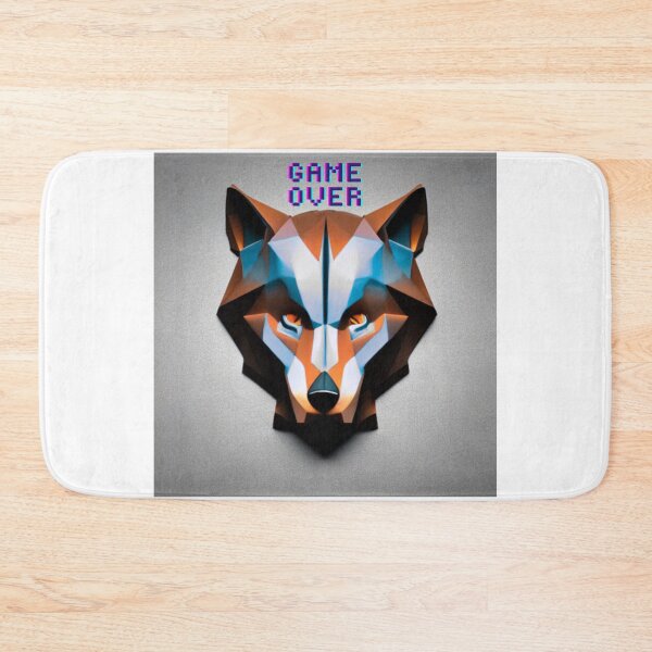 Item preview, Wolf Portrait Game Over Design designed and sold by Kari2023.
