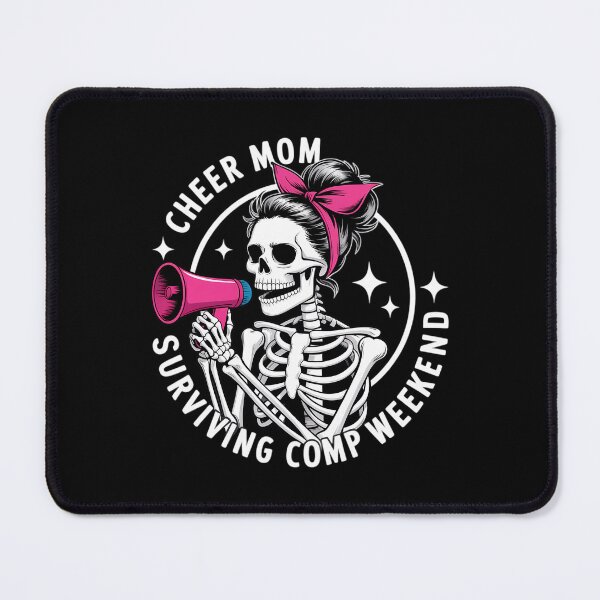 Item preview, Skeleton Coffee Cheer Mom Surviving Comp Weekend Mothers Day designed and sold by Morphologiona.