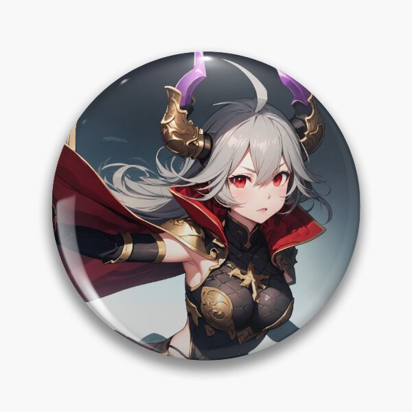 Item preview, Threo Sarasa Granblue Fantasy Eternal Axe Warrior Anime Art designed and sold by iloveanimechibi.