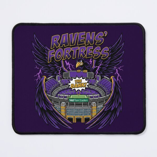 Item preview, Ravens' Fortress: Baltimore Football Stadium Art designed and sold by Bizu digitalart..