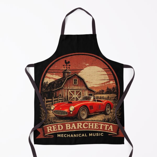 Item preview, Red Barchetta – Mechanical Music Vintage Car Art designed and sold by The-Jerk-Store.