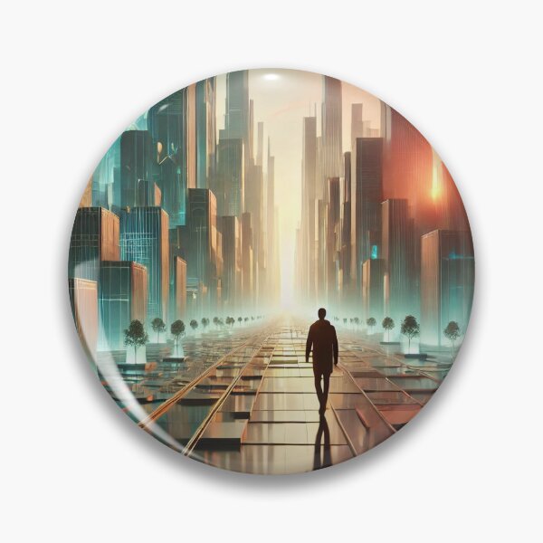 Item preview, Where Are You Going That Isn't Already Here | Surreal City Walker designed and sold by Pandawan88.
